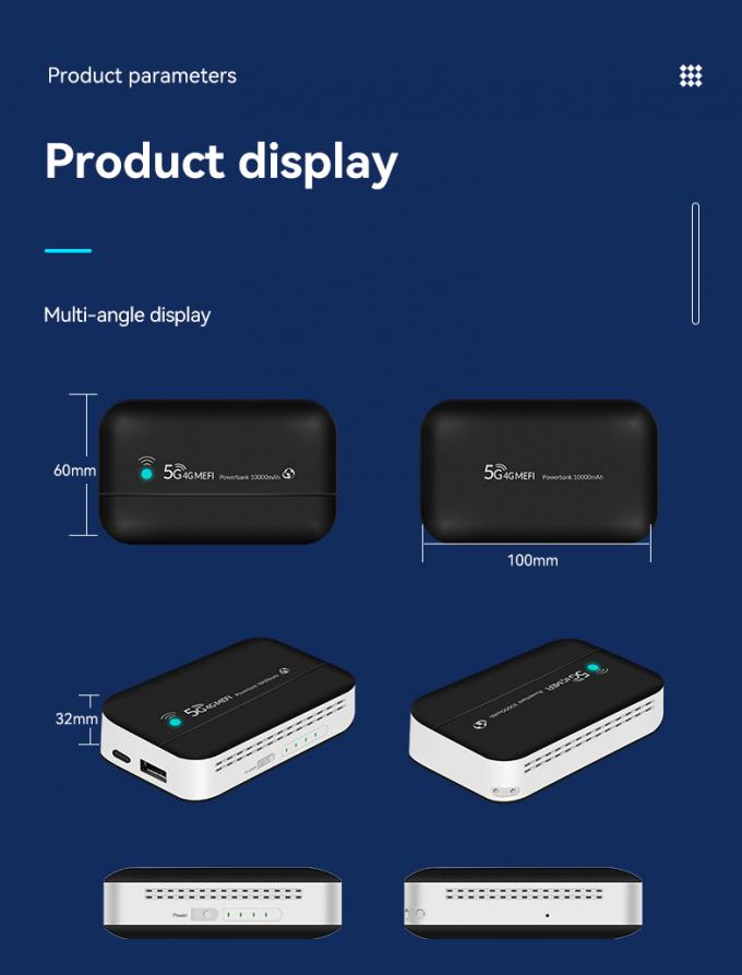 4G Wifi Routers G41 B2 B4 B7 B28 Portable Pocket Wifi With Sim Card 150mbps Wireless Mifis with Power Bank 11