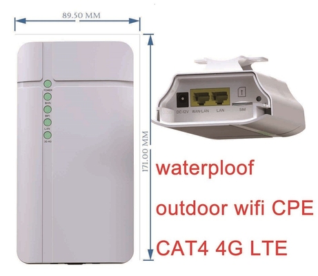 Beli Waterproof Outdoor LTE Outdoor CPE 150Mbps Wireless Hotspot Router Untuk IP Camera online manufacture