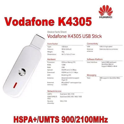 Beli Nirkabel Portabel Huawei K4305 USB 21,6 Mbps HSPA Modem Broadband Seluler Dongle 3G online manufacture