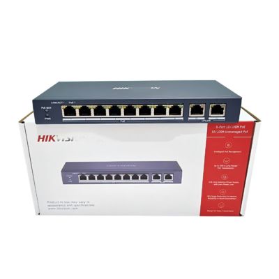 Beli Sakelar POE Cepat Ethernet Tidak Dikelola 8 Port Hik DS-3E0310HP-E Asli online manufacture