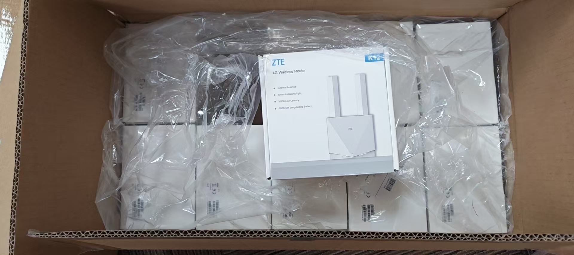 Router Wifi6 Nirkabel 4G LTE ZTE K12 Global Terbuka dengan Dukungan ...