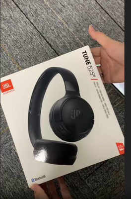 Headphone On-Ear Nirkabel JBL Tune 525BT untuk Bluetooth 5.3 Bass Dalam Headset Lipat Mic LED Baterai Dukungan Bebas Genggam AP