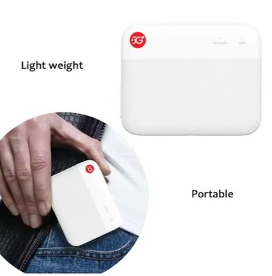 ZTE F50 5G Pocket WiFi Router 1.6Gbps USB Type-C 4G LTE Cat15 SA/NSA 5g Wifi Router dengan slot SIM Card Wireless Mobile Hotspot