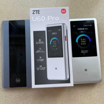 ZTE U60 Pro MU5250 5G Pocket WiFi Router 5G-A WiFi7 Router Portabel Versi Bahasa Inggris